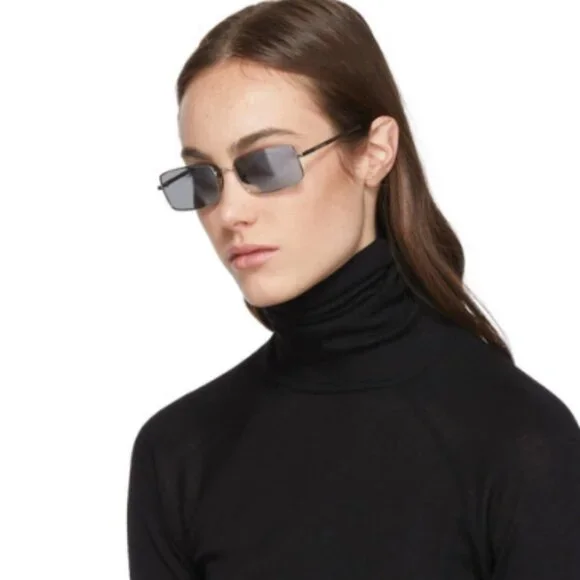 NEW SAINT LAURENT SL 252 004 SILVER SUNGLASSES SAINT LAURENT SL252 004